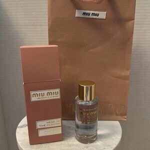 #267 Brand new Miu Miu Head in the Clouds Pink Box Refill toilette. (Refill)